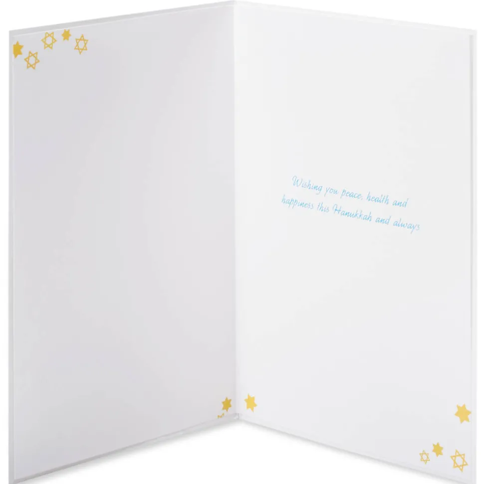 Health, and Happiness Menorah Hanukkah Boxed Cards, 8-Count