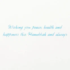 Health, and Happiness Menorah Hanukkah Boxed Cards, 8-Count
