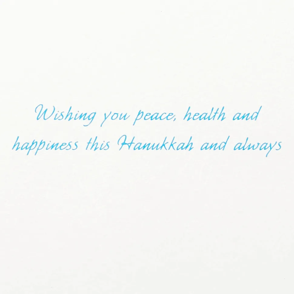 Health, and Happiness Menorah Hanukkah Boxed Cards, 8-Count
