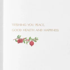 Health and Happiness Passover Greeting Card- Designed by Bella Pilar