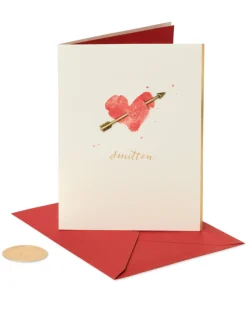 Heart and Arrow Valentine’s Day Greeting Card