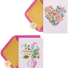 Heart and Floral Bouquet Boxed Cards and Envelopes, 20-Count