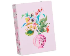 Heart and Floral Bouquet Boxed Cards and Envelopes, 20-Count