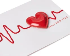 Heart Beat Romantic Valentine’s Day Greeting Card