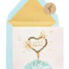 Heart Cupcake Bridal Shower Greeting Card