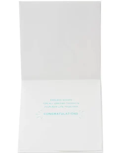 Heart Cupcake Bridal Shower Greeting Card