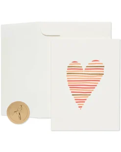 Heart for Wedding, Anniversary, Friendship Blank Greeting Card