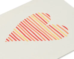 Heart for Wedding, Anniversary, Friendship Blank Greeting Card