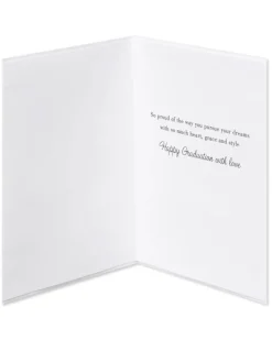 Heart, Grace, and Style Graduation Greeting Card