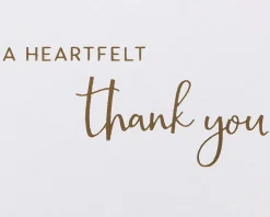 Heartfelt Thank You Thank You Greeting Card