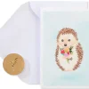 Hedgehog with Flower Boxed Blank Note Cards with Envelopes, 14-Count
