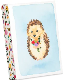 Hedgehog with Flower Boxed Blank Note Cards with Envelopes, 14-Count