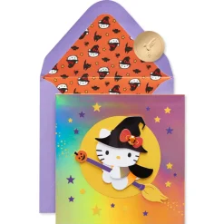 Hello Kitty Witch Hello Kitty Halloween Greeting Card