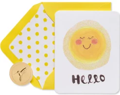 Hello Sunshine Boxed Cards and Envelopes, 20-Count