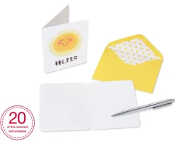 Hello Sunshine Boxed Cards and Envelopes, 20-Count