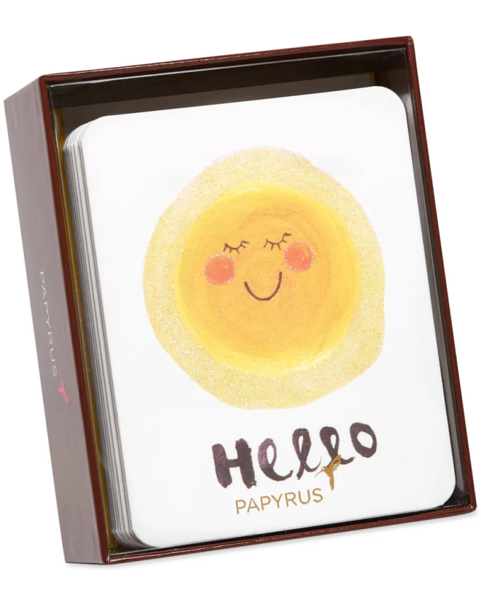Hello Sunshine Boxed Cards and Envelopes, 20-Count