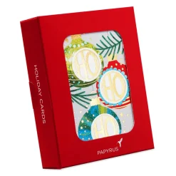 Ho Ho Ho Christmas Boxed Cards with Envelopes, 20-Count