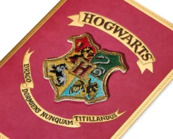Hogwarts Patch Harry Potter Blank Greeting Card