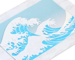 Hokusai Wave Blank Greeting Card