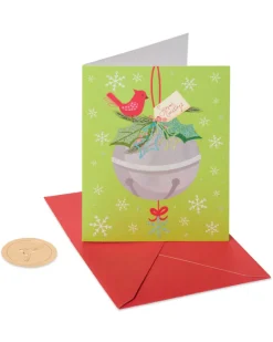 Holiday Jingle Bells Christmas Boxed Cards, 20-Count