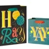 Hooray and Yay Gift Bags, 2 Bags