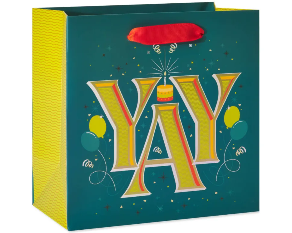 Hooray and Yay Gift Bags, 2 Bags
