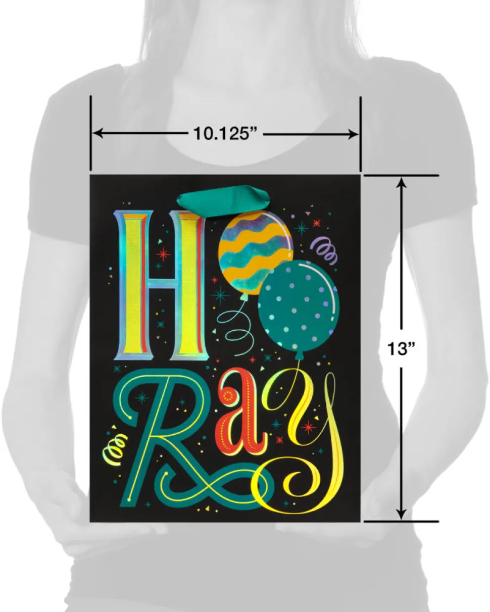 Hooray and Yay Gift Bags, 2 Bags