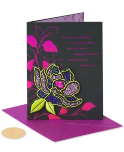 Hope, Love and Strength Birthday Greeting Card
