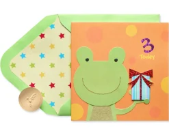 Hoppiest Birthday Ever 3rd Birthday Greeting Card