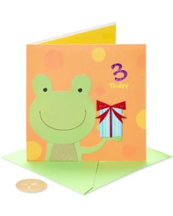 Hoppiest Birthday Ever 3rd Birthday Greeting Card