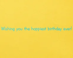 Hoppiest Birthday Ever 3rd Birthday Greeting Card
