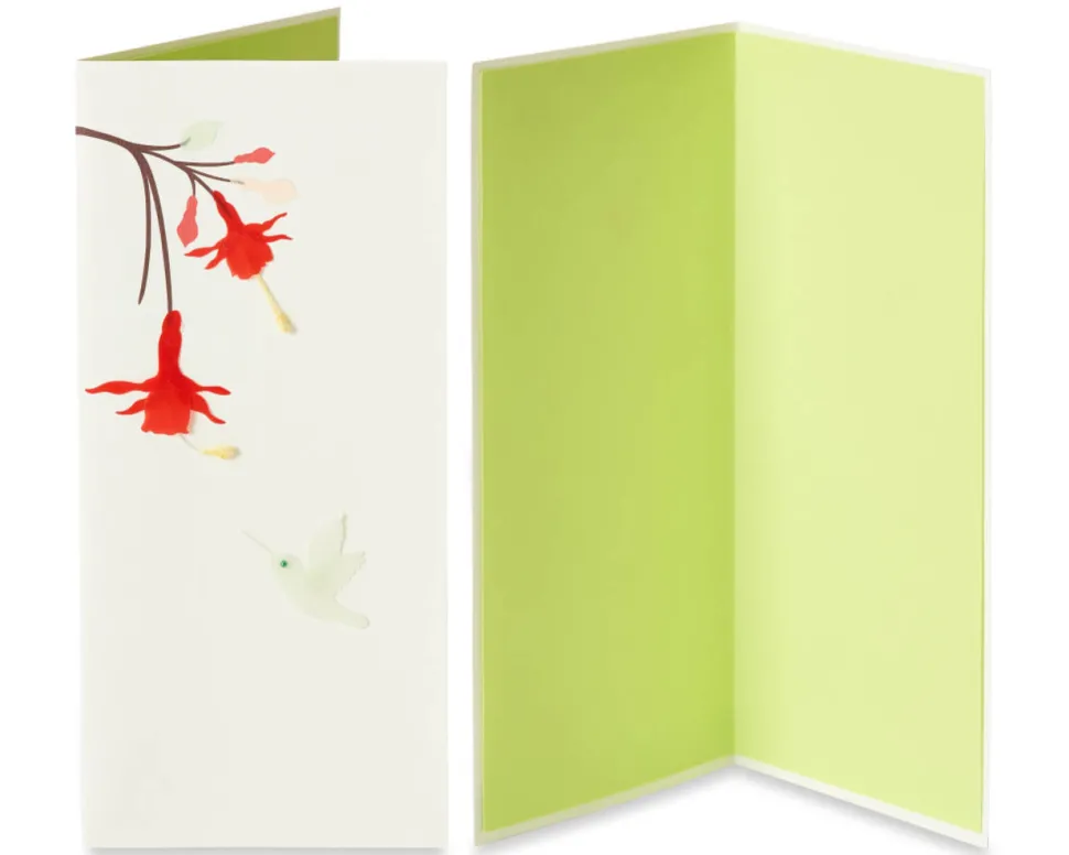 Hummingbirds Blank Greeting Card Bundle, 2-Count