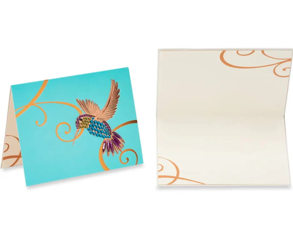 Hummingbirds Blank Greeting Card Bundle, 2-Count