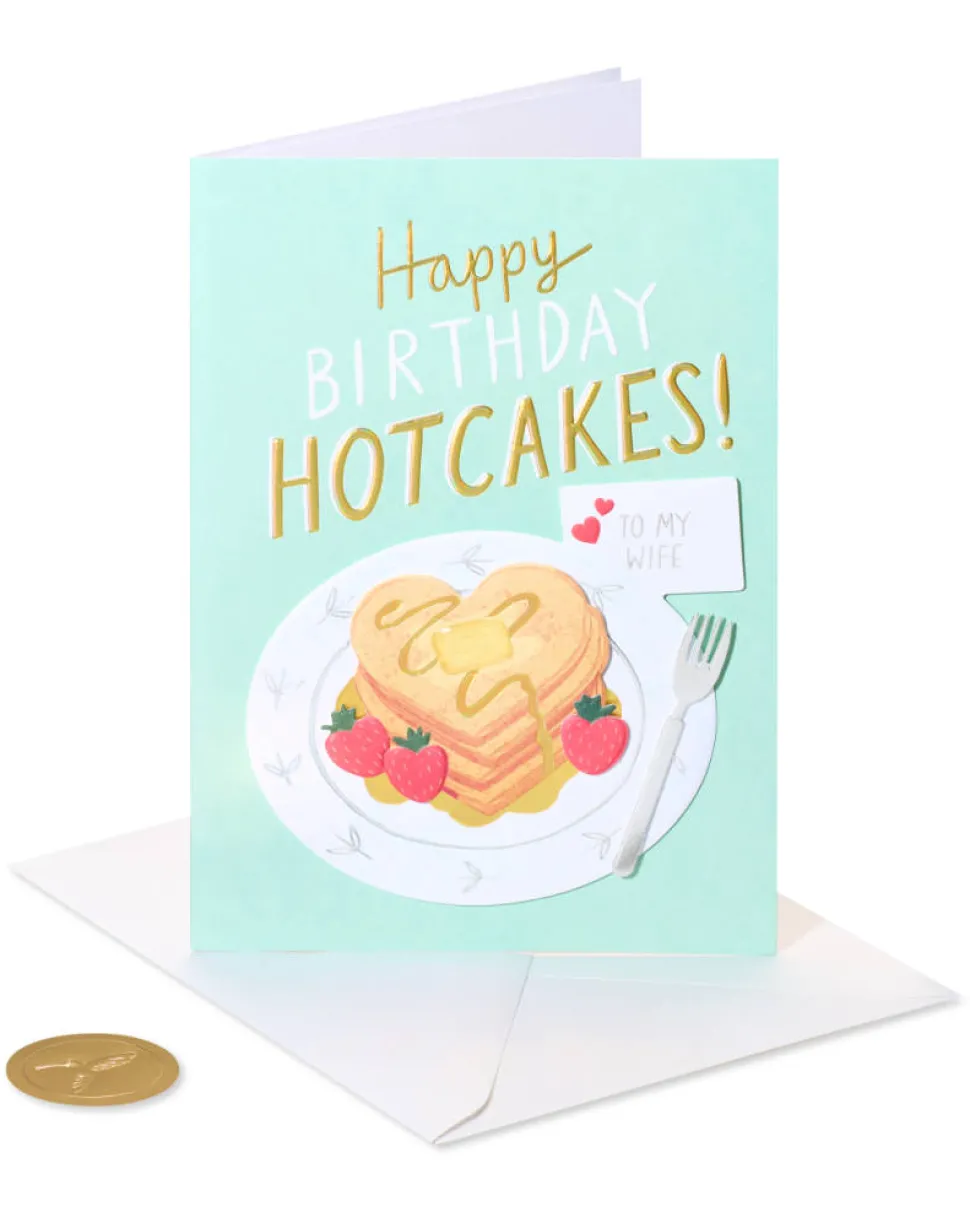 I Flipping Love You Birthday Greeting Card for Wife