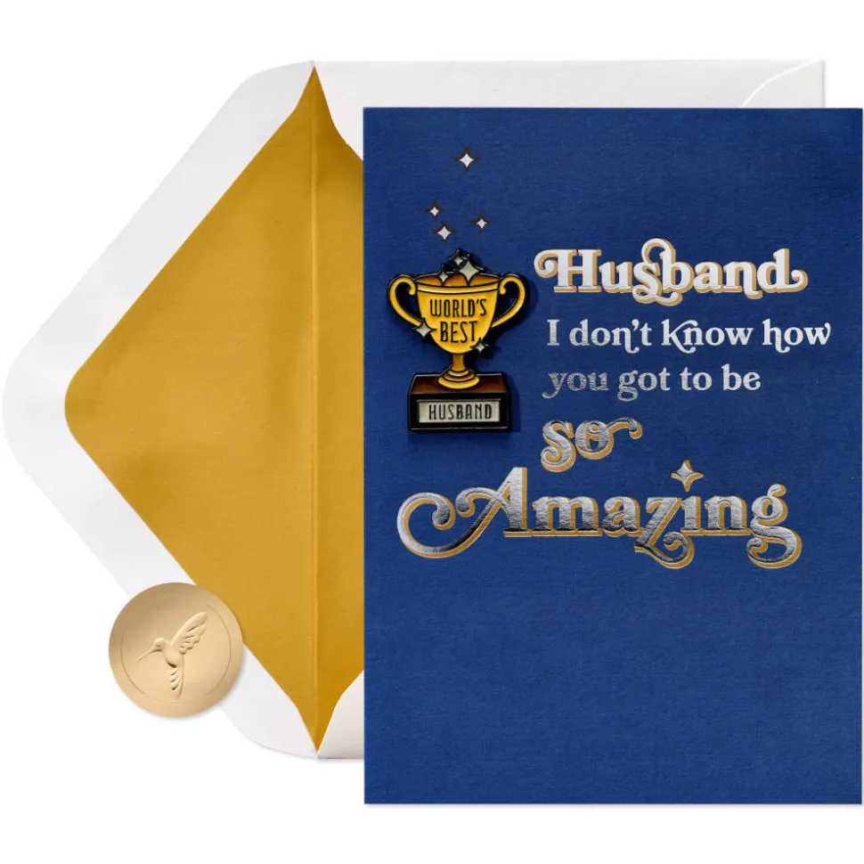 I had a lot to do with it Birthday Greeting Card for Husband