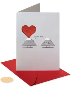 I Lava You Romantic Greeting Card