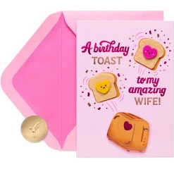 I Loaf You Birthday Greeting Card for Wife