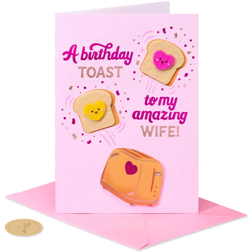 I Loaf You Birthday Greeting Card for Wife