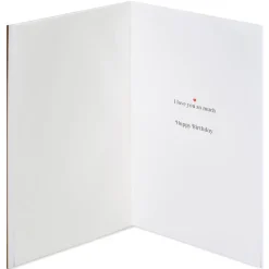 I Love You So Much Birthday Greeting Card for Husband