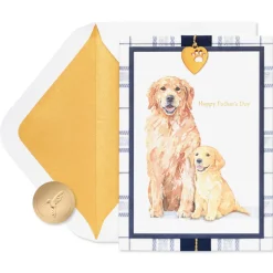 I’m So Lucky Dog Father’s Day Greeting Card for Dad