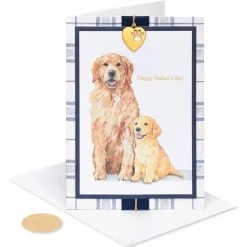 I’m So Lucky Dog Father’s Day Greeting Card for Dad