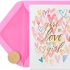 In Love Girls Anniversary Greeting Card