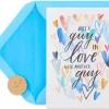 In Love Guys Anniversary Greeting Card