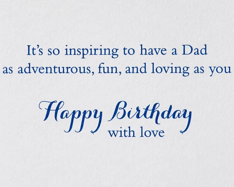 Inspiring Birthday Greeting Card for Dad