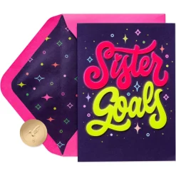 Inspiring Me Birthday Greeting Card for Sister