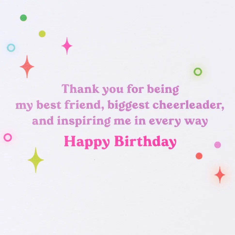 Inspiring Me Birthday Greeting Card for Sister