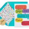 International Thanks Boxed Thank You Cards and Envelopes, 20-Count
