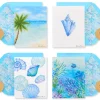 Into the Blue Boxed Blank Note Cards with Envelopes, 20-Count- Designed by Bella Pilar