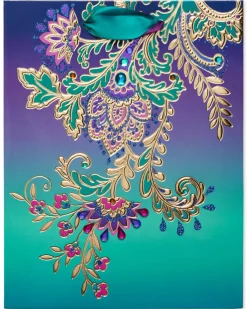 Jacobean Floral Medium Gift Bag