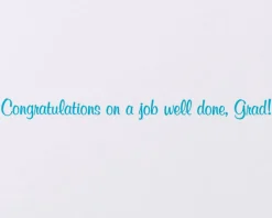 Job Well Done Graduation Greeting Card